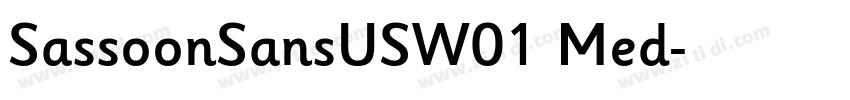 SassoonSansUSW01 Med字体转换